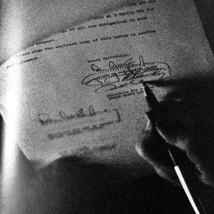 THE DAY JOHN LENNON SIGNED THE DISSOLUTION OF THE BEATLES