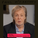 PAUL McCARTNEY HELD A LIVE EVENT ON HIS TIKTOK ACCOUNT TODAY