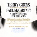 PAUL McCARTNEY JOINS TERRY GROSS FOR A SPECIAL EVENING